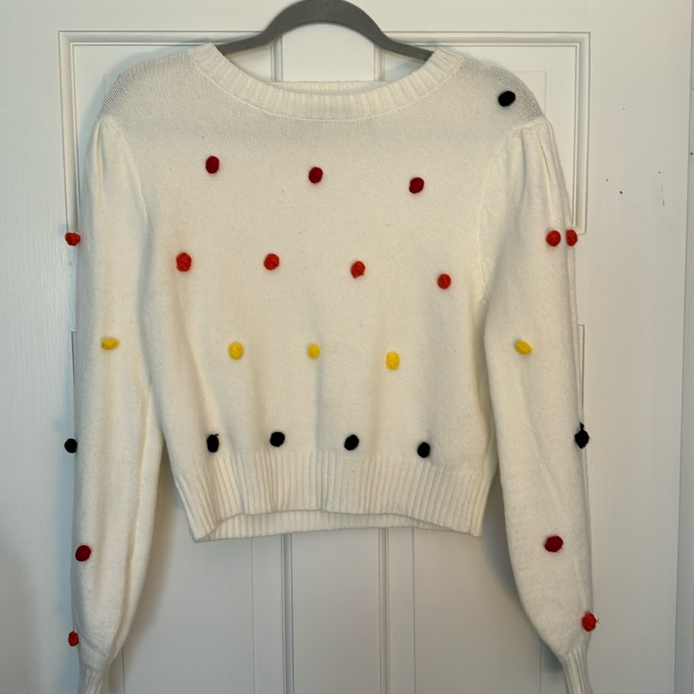 NWOT KLD s/m Festive sweater